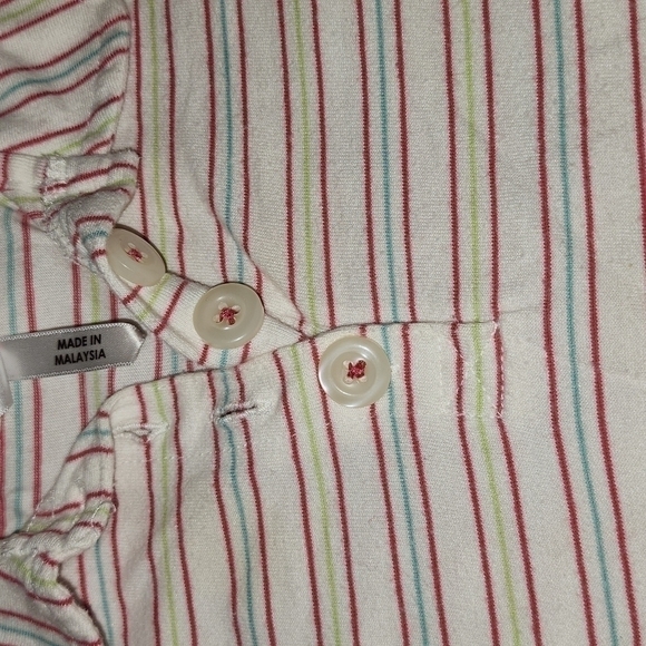 Old NAVY Striped Short Sleeve Polo Tee - Picture 2 of 2